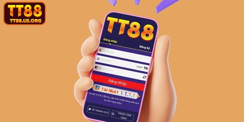 Đăng nhập TT88 trên điện thoại di động (Mobile app và Web)