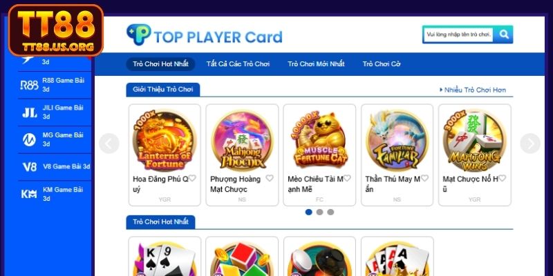 Đôi nét về game bài TT88